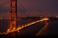 Golden Gate Bridge at Night || San Francisco
