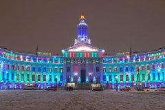 Holidays at the City and County Building || Denver
