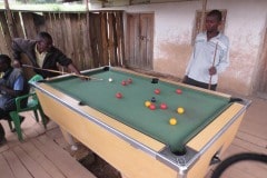Game of Billiards with Locals || Nkuringo, Uganda