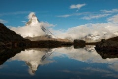 Matterhorn Reflection in Riffelsee Lake || Switzerland