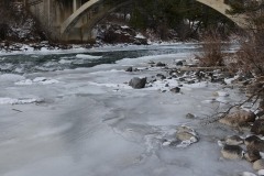 Frozen River and Bridge || Idaho