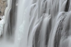 Frozen Upper Mesa Falls || Targhee National Forest, Idaho