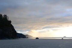 Sunset at Hug Point State Recreation Site || Oregon Coast Hwy