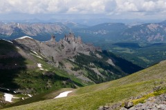 Storm Pass View of The Castles || West Elk Wilderness, CO