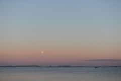 Moonrise over the Gulf of Finland || Helsinki