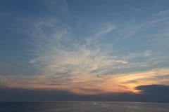 Sunset over the Mediterranean