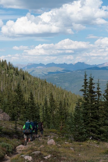Hikers Descend || Mt of the Holy Cross, CO
