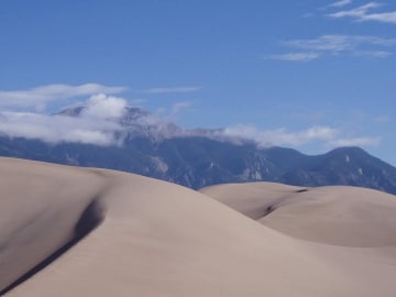 Mt Herard from Great Sand Dunes NP || Colorado