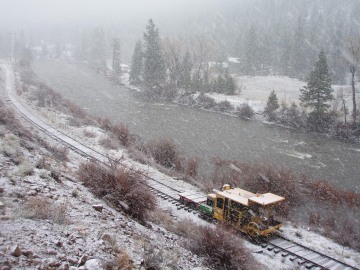 Snowy Tracks || South Fork of the Rio Grande