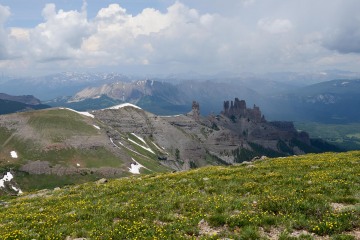 Storm Pass View of The Castles || West Elk Wilderness, CO