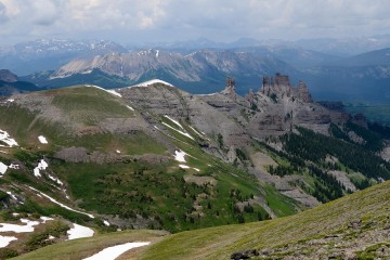 Storm Pass View of The Castles || West Elk Wilderness, CO
