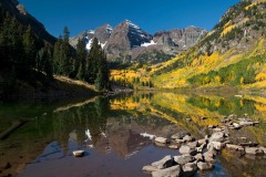 Maroon Bells Reflection in Fall || Colorado