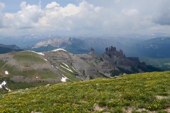 Storm Pass View of The Castles || West Elk Wilderness, CO