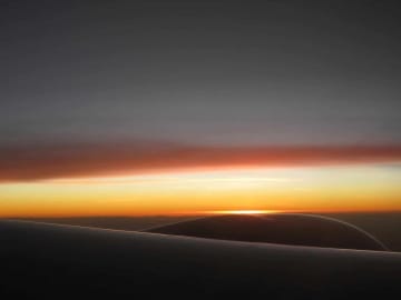 Jet Engine Sunset || Over Africa