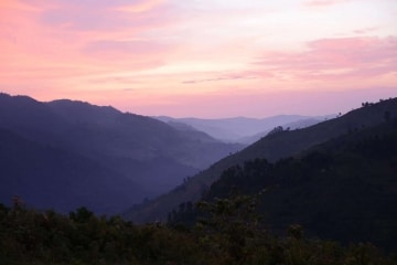 Sunrise over the Virungas || Uganda
