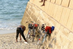 Hanging on the Sea Wall || Zanzibar