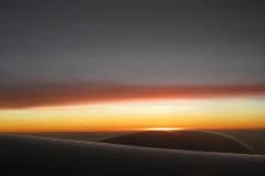 Jet Engine Sunset || Over Africa