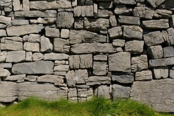 Stone Walls from Dún Aonghasa || Aran Islands