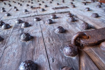 Studded Door at Fort Pulaski || Savannah