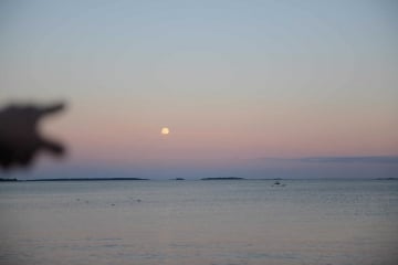Moonrise over the Gulf of Finland || Helsinki
