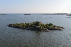 Small Island with Houses || Gulf of Finland