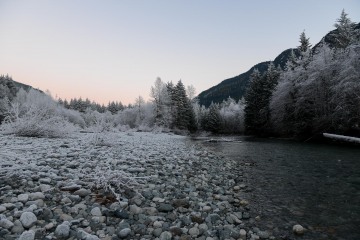 Canadian Winter on the River || Vancouver Island, BC