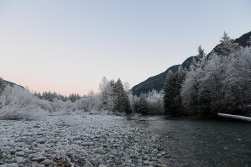 Canadian Winter on the River || Vancouver Island, BC