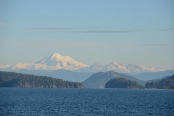 Mt Baker and the Cascades from Salish Sea || Washington
