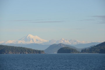 Mt Baker and the Cascades from Salish Sea || Washington