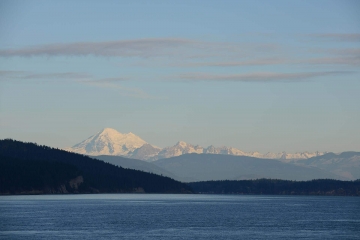 Mt Baker and the Cascades from Salish Sea || Washington