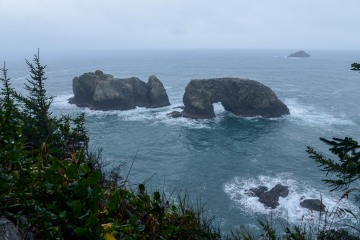 Natural Bridges at Samuel H. Boardman State Scenic Corridor || Oregon Coast