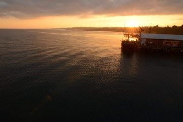 Port Angeles City Pier at Sunrise || Washington