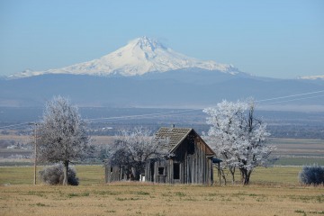 Ranch House and Mt. Hood || Oregon