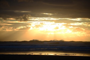 Sunset at Hug Point State Recreation Site || Oregon Coast Hwy