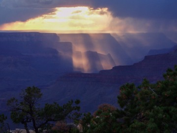 Storm over the Canyon || Grand Canyon NP
