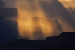 Rays of Light through Storm || Grand Canyon NP