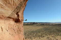 Looking Glass Arch Free Rappel || Arches NP
