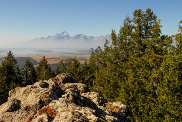 Smoke Shrouds the Tetons || Grand Teton NP
