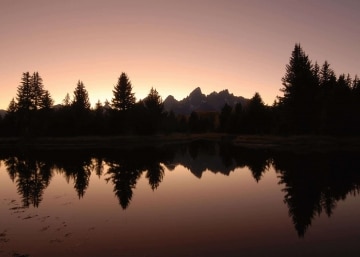Sunset at Schwabacher Landing || Grand Teton NP