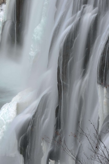 Upper Mesa Falls in Winter || Idaho