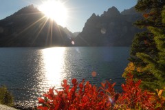 Sun over Jenny Sake || Grand Teton NP