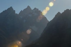 Sun through the Tetons || Grand Teton NP