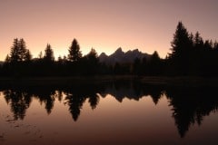 Sunset at Schwabacher Landing || Grand Teton NP