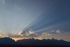 Sunset over Tetons || Grand Teton NP