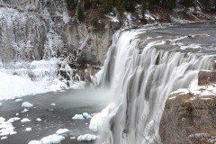 Upper Mesa Falls in Winter || Idaho