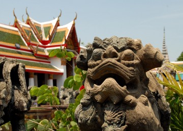 Singha Statue || Wat Arun Rajwararam