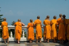 Monks at Wat Phrathat Doi Suthep || Chiang Mai