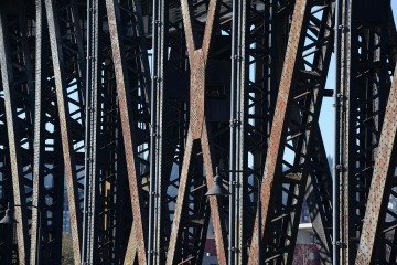 1912 Steel Bridge Detail || Portland