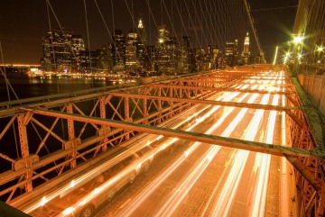 Brooklyn Bridge at Night || New York City