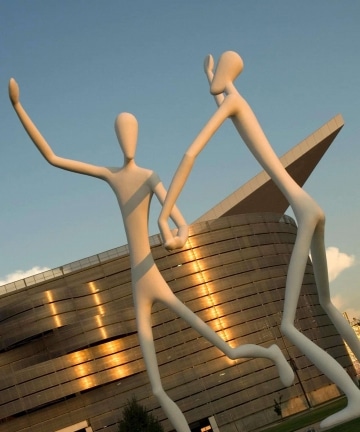 Dancing Aliens Statues || Denver